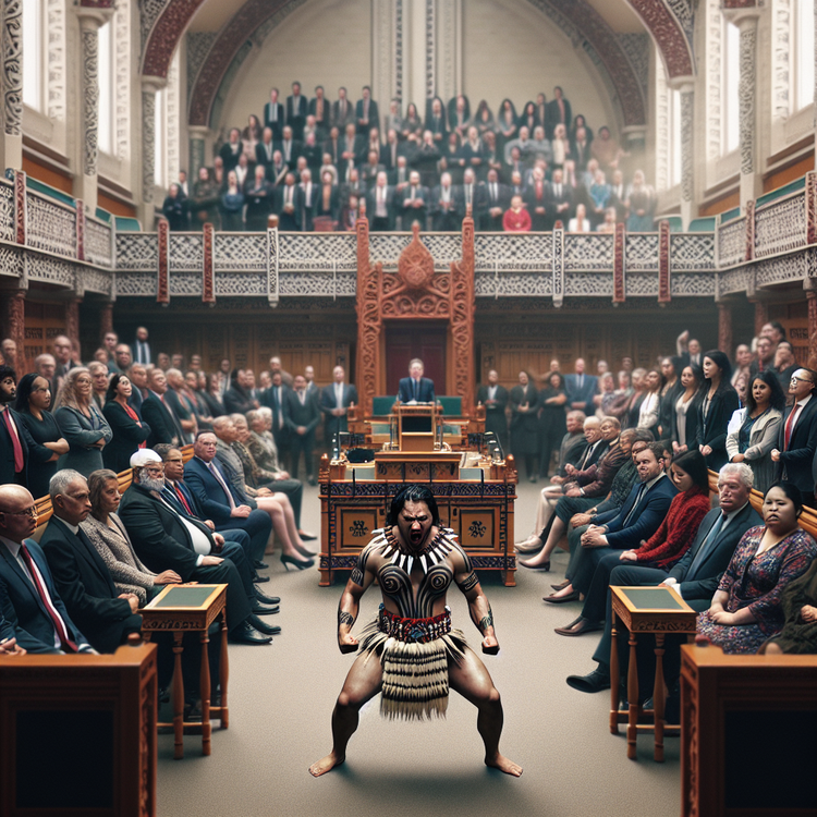 New Zealand politician Rawiri Waititi breaks protocol by performing a Maori haka before swearing an oath to King Charles, highlighting the ongoing struggle for recognition and representation of indigenous cultures in the country's political landscape.