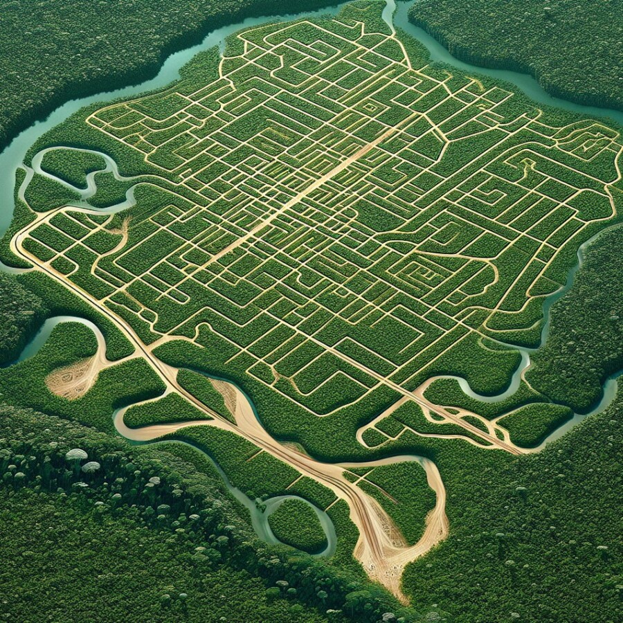 Ancient city discovered in Amazon rainforest challenges previous beliefs about human settlements in the region, highlighting the complexity of ancient Amazonian cultures.
