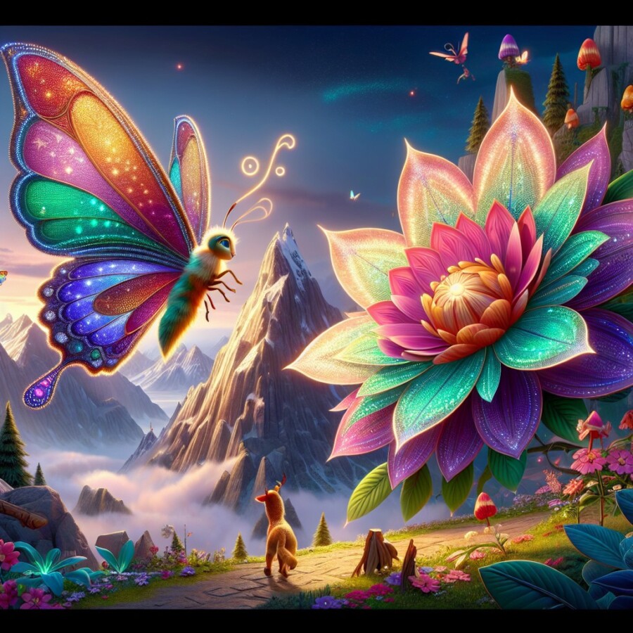 Bella, a butterfly with vibrant wings, embarks on a treacherous journey to restore her colors.