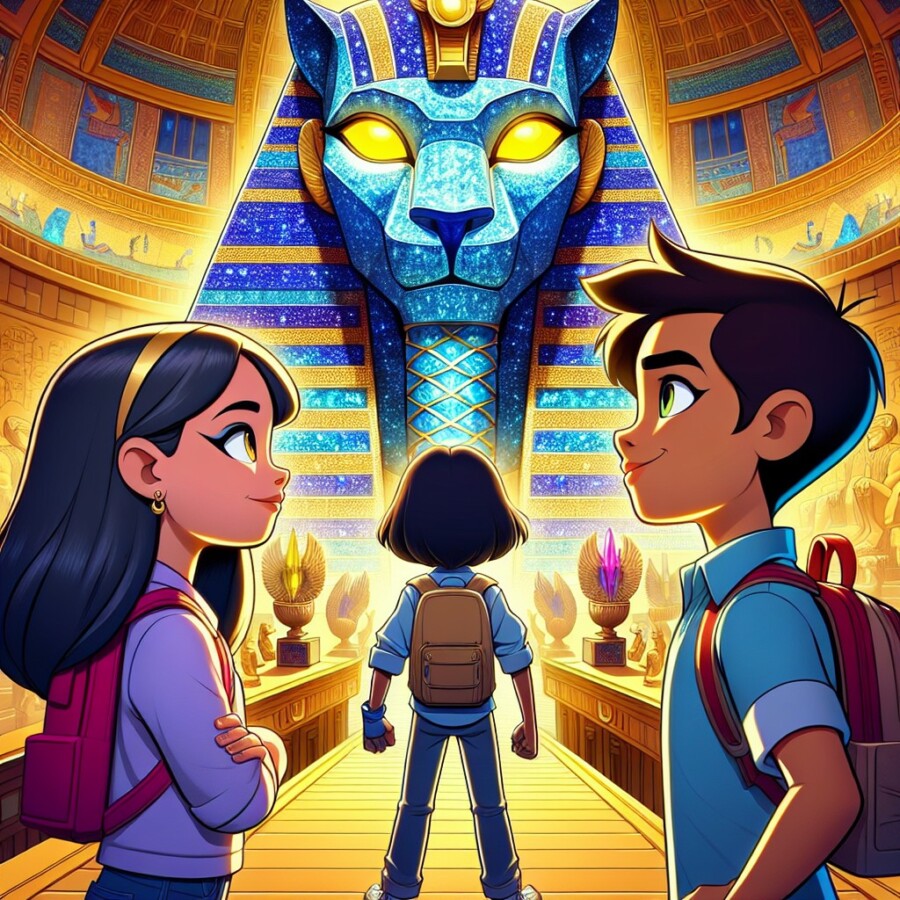 Three siblings embark on a daring quest to solve the mystery of the Sapphire Sphinx.
