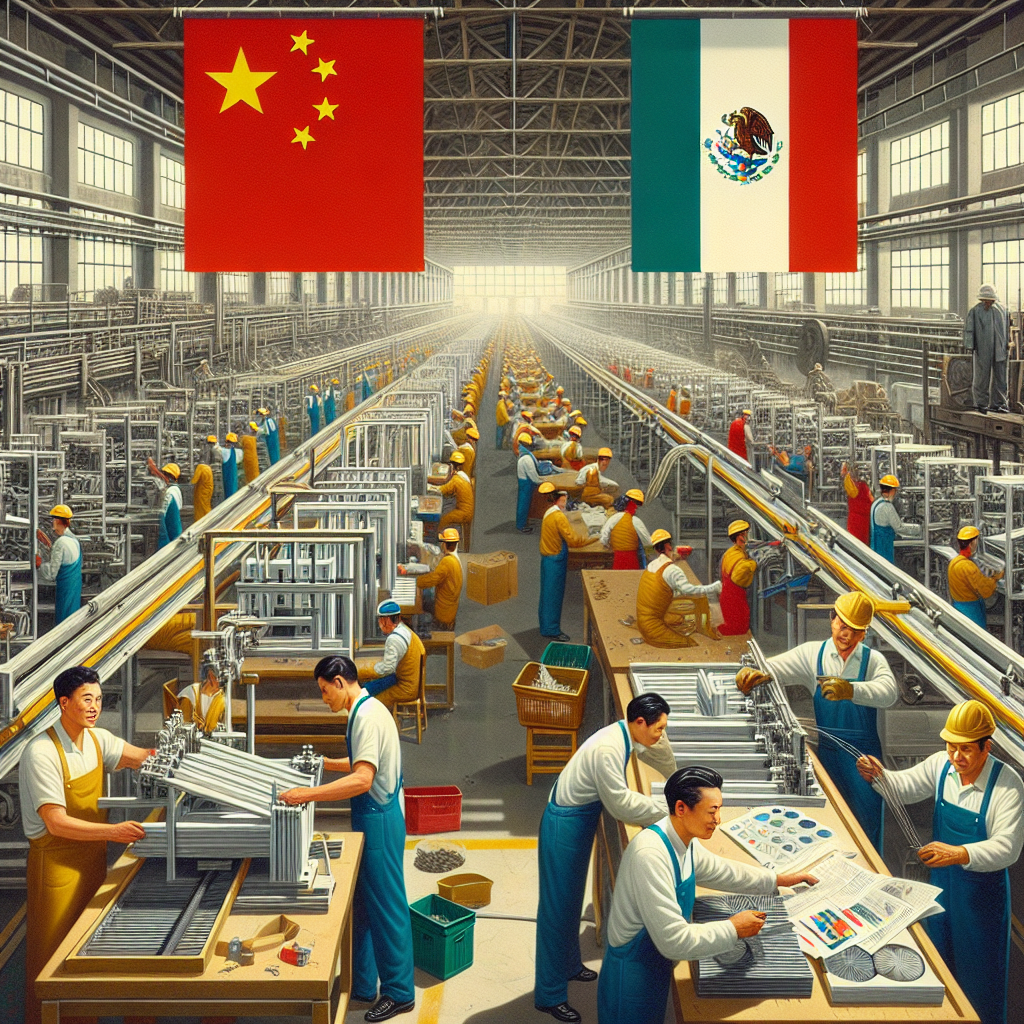 Chinese companies are increasingly using Mexico as a gateway to the US market, taking advantage of its strategic location and bypassing trade restrictions.