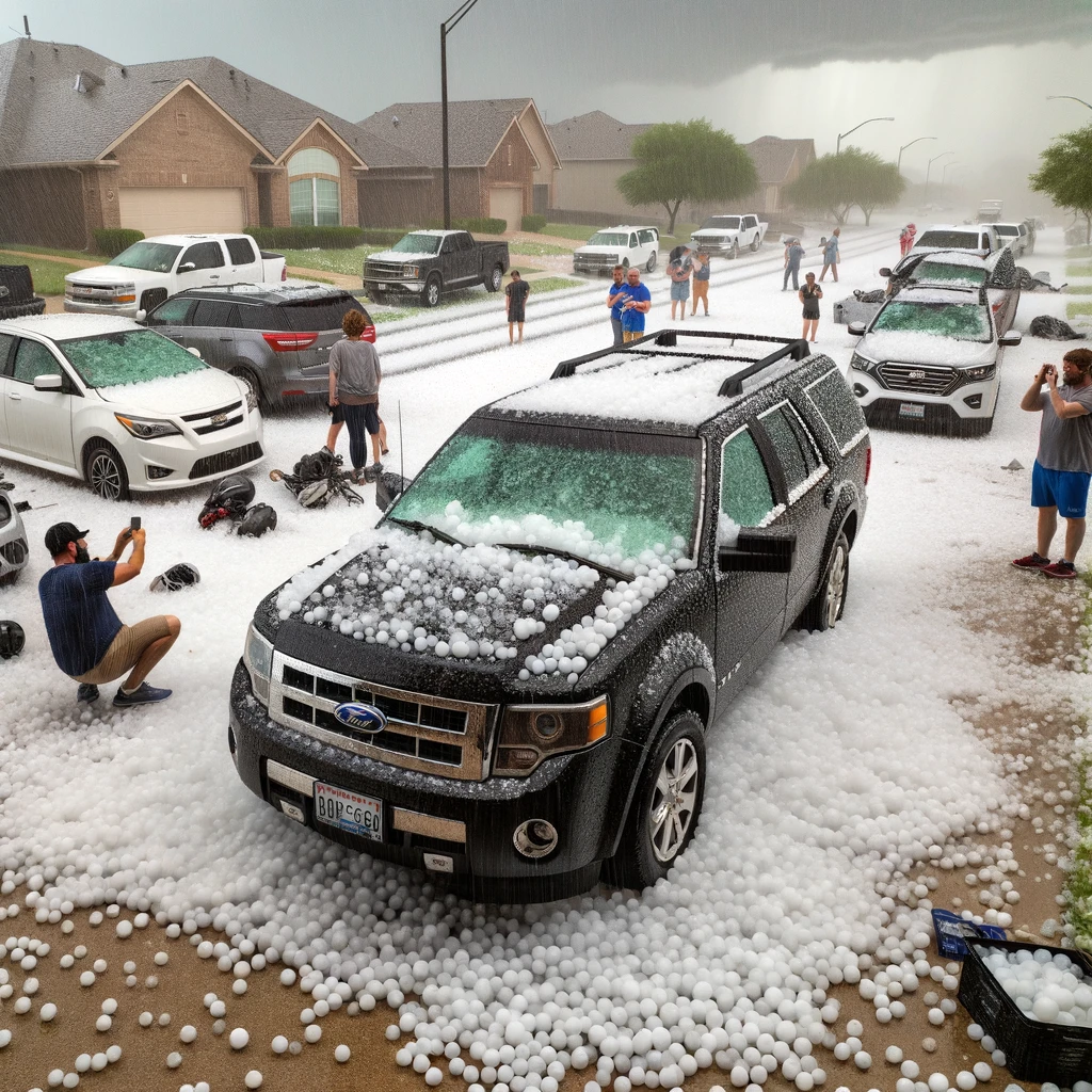 A major storm system hits central US, bringing tornadoes, heavy rain, and golf ball-sized hail.