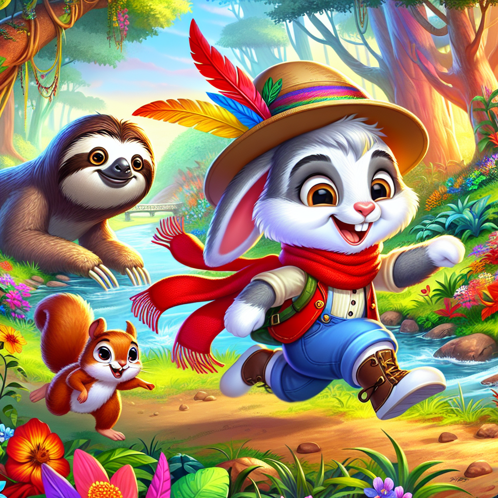 Benny discovers friendship and adventure in the magical Jasmine Jungle, where laughter echoes through flowers.