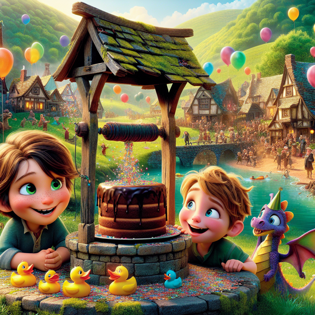 Benny discovers that true wishes bring joy when he and Sam share laughter with their village.