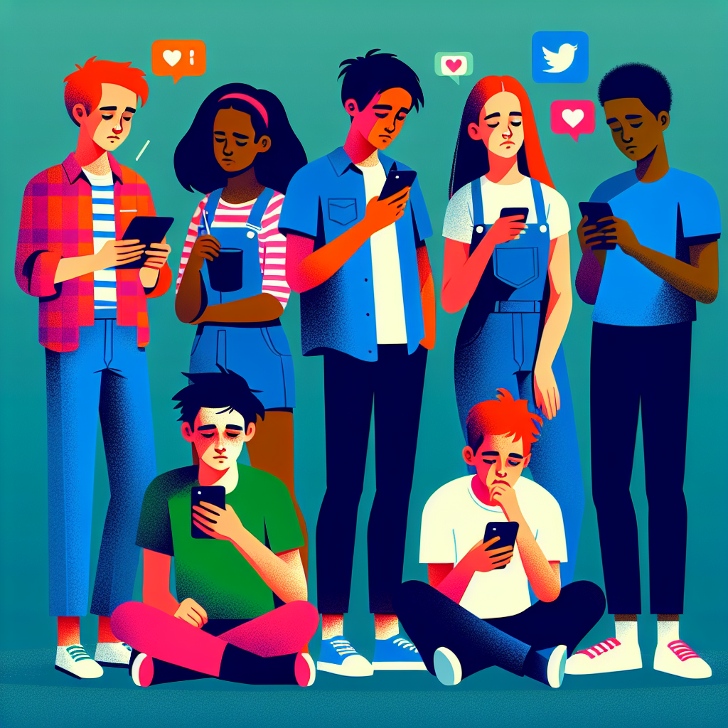 Study reveals alarming rise in problematic social media use among teens, urging action for change.