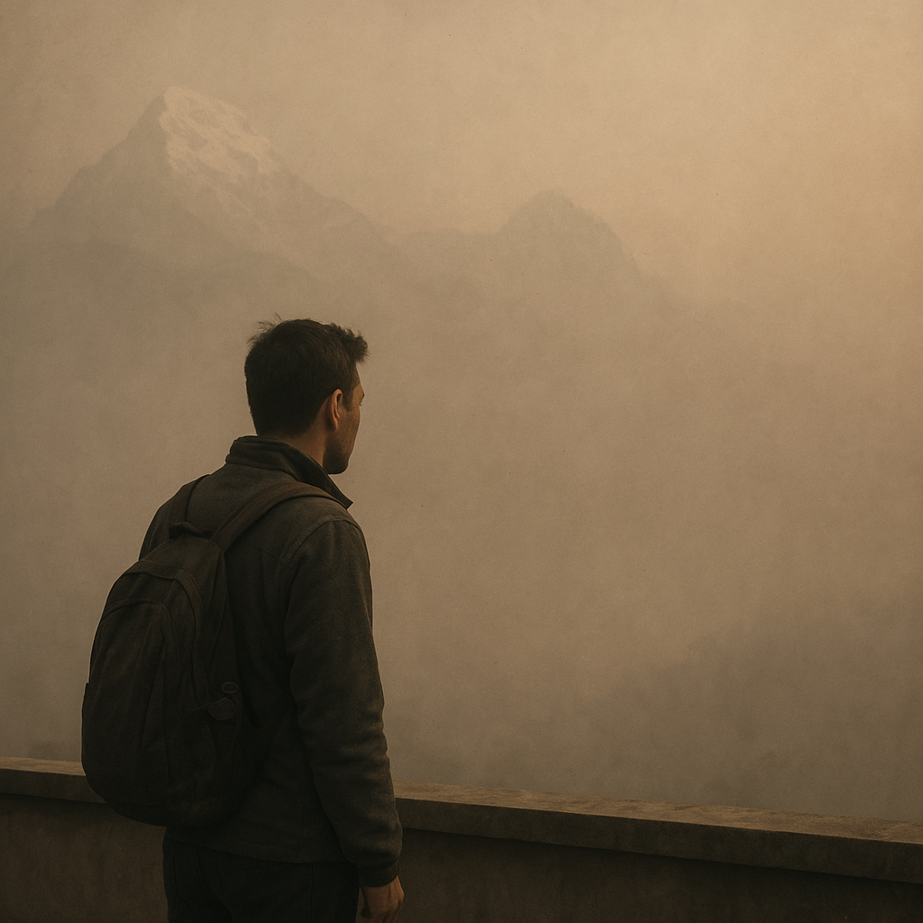 Severe air pollution is obscuring the majestic Himalayas, threatening tourism and local livelihoods in Nepal.
