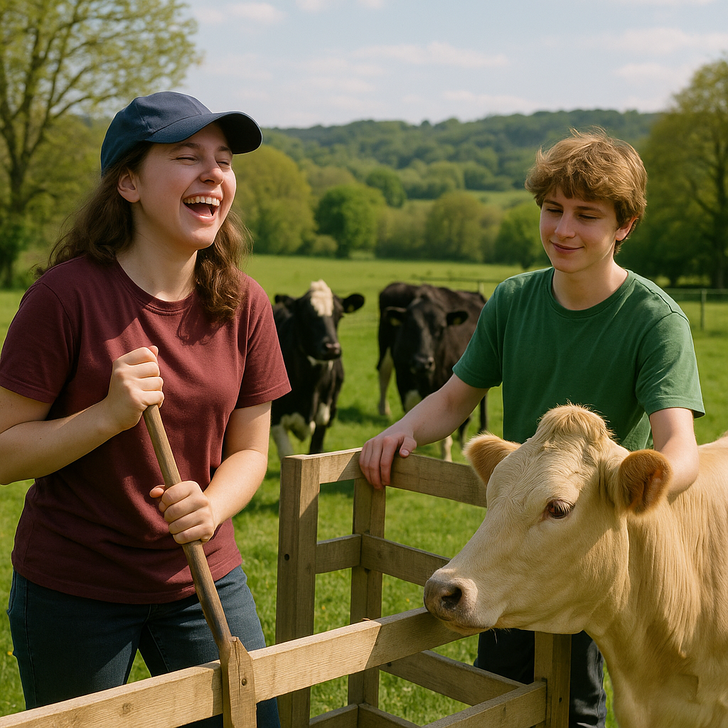 The Care Farm project empowers youth by enhancing mental health through engaging, hands-on farming experiences.