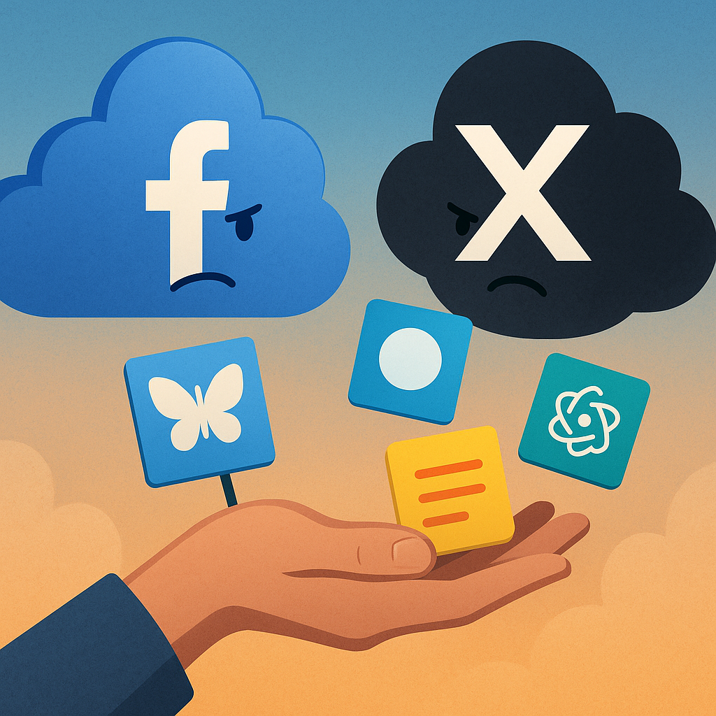 Emerging platforms like Butterflies AI and Bluesky are reshaping social media dynamics and user experiences.