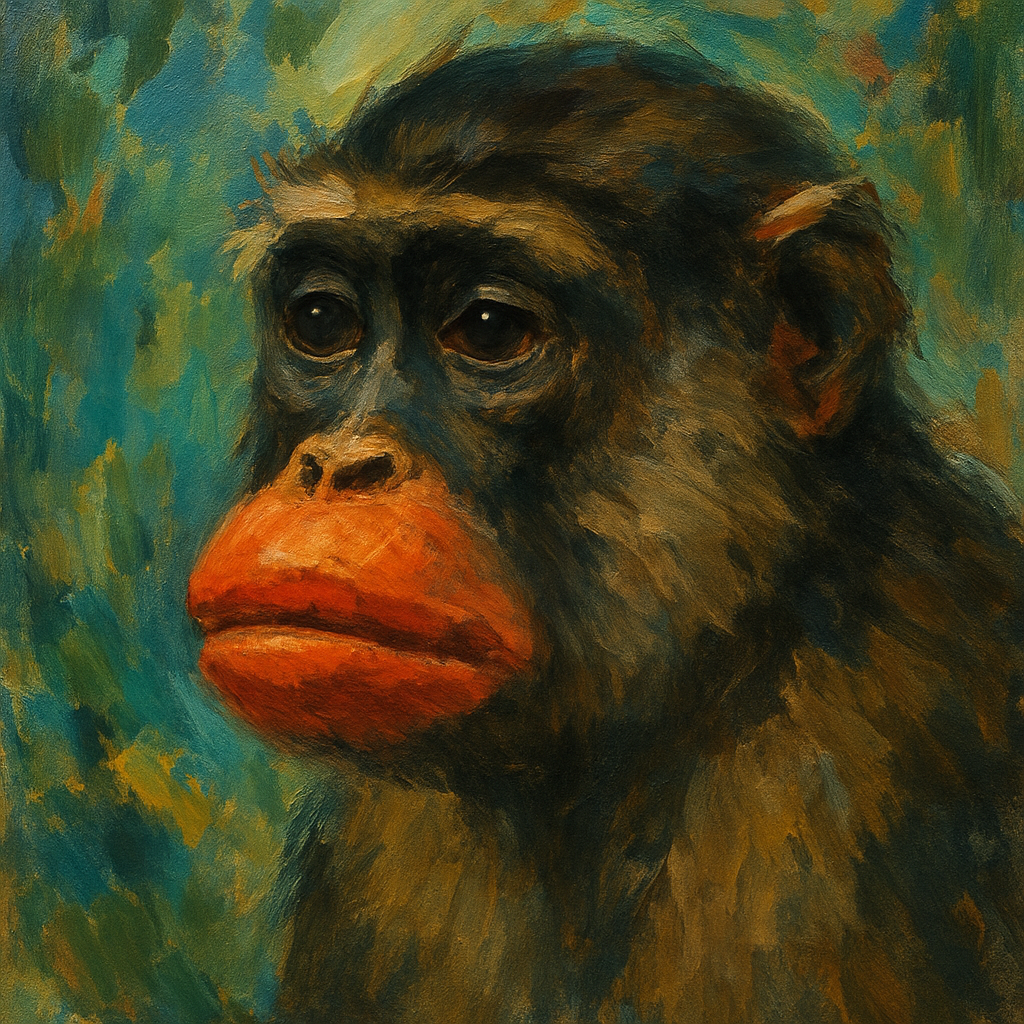 A new monkey species with distinctive orange lips was discovered in DR Congo.