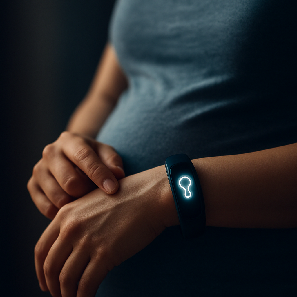 Ravika's tracker showed signs of pregnancy ahead of a test.