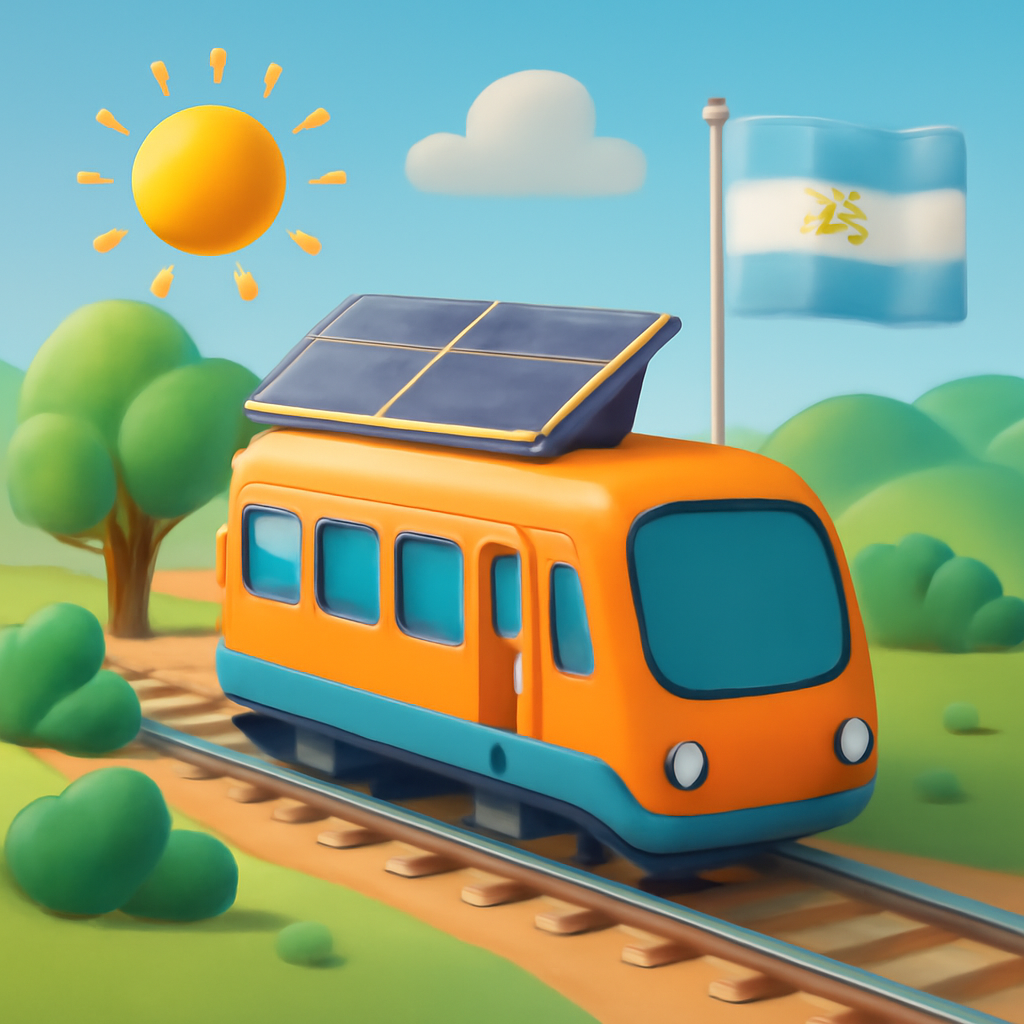 Explore history on Argentina's first solar-powered train ride.