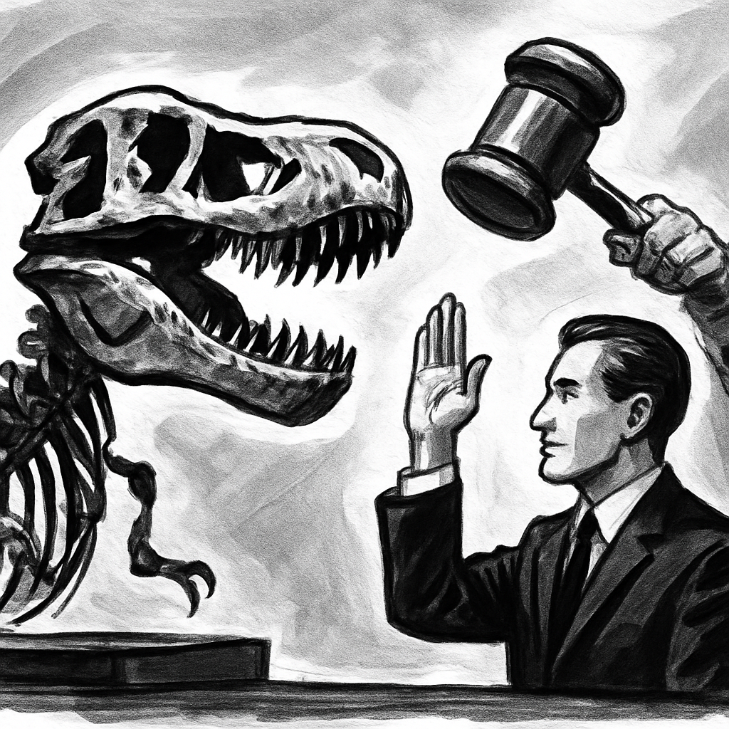 A T. rex fossil sold for an unprecedented $50.1 million.