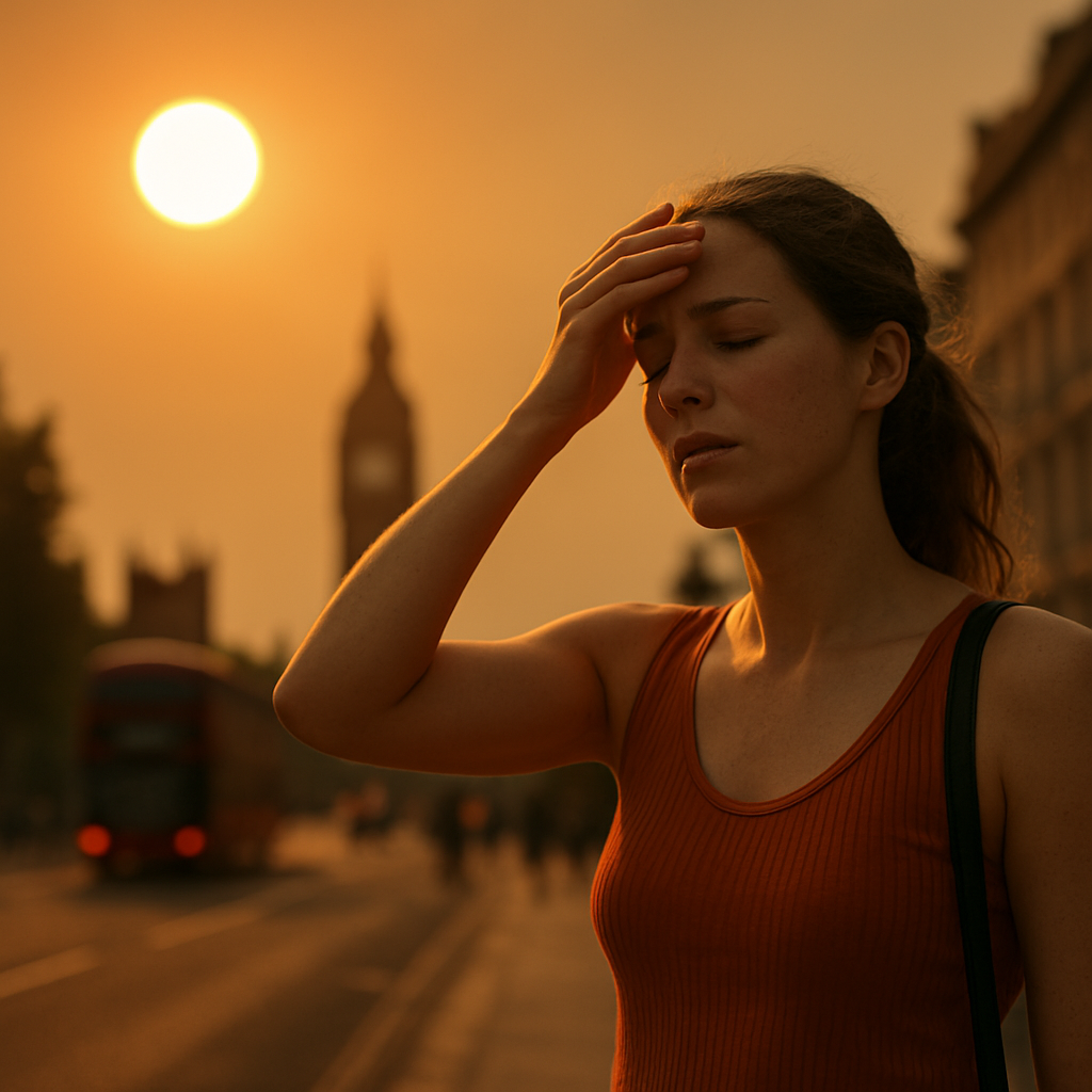 Parts of the UK are under a heatwave with highs reaching 35°C.