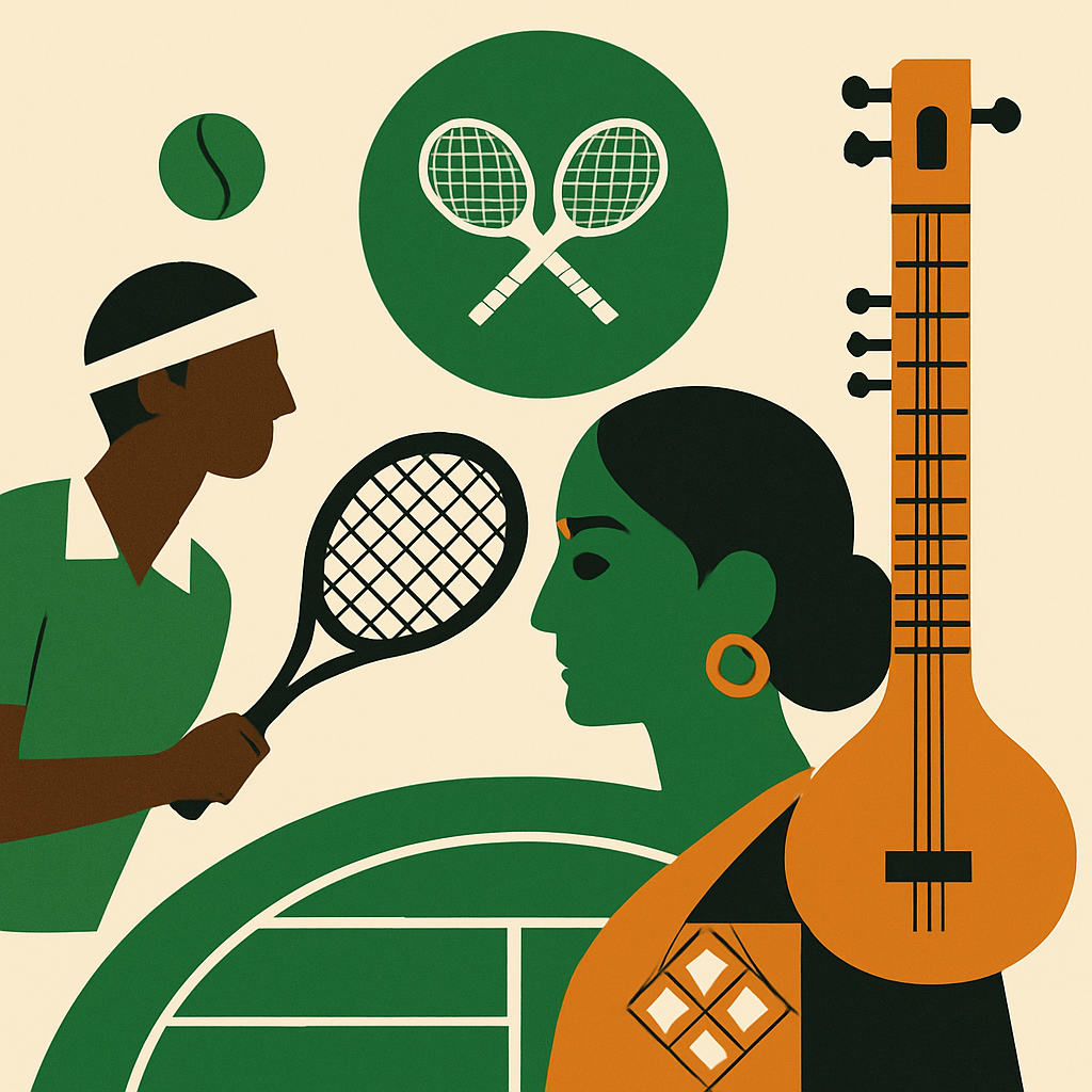 Wimbledon adds Indian flavors and music to attract viewers.