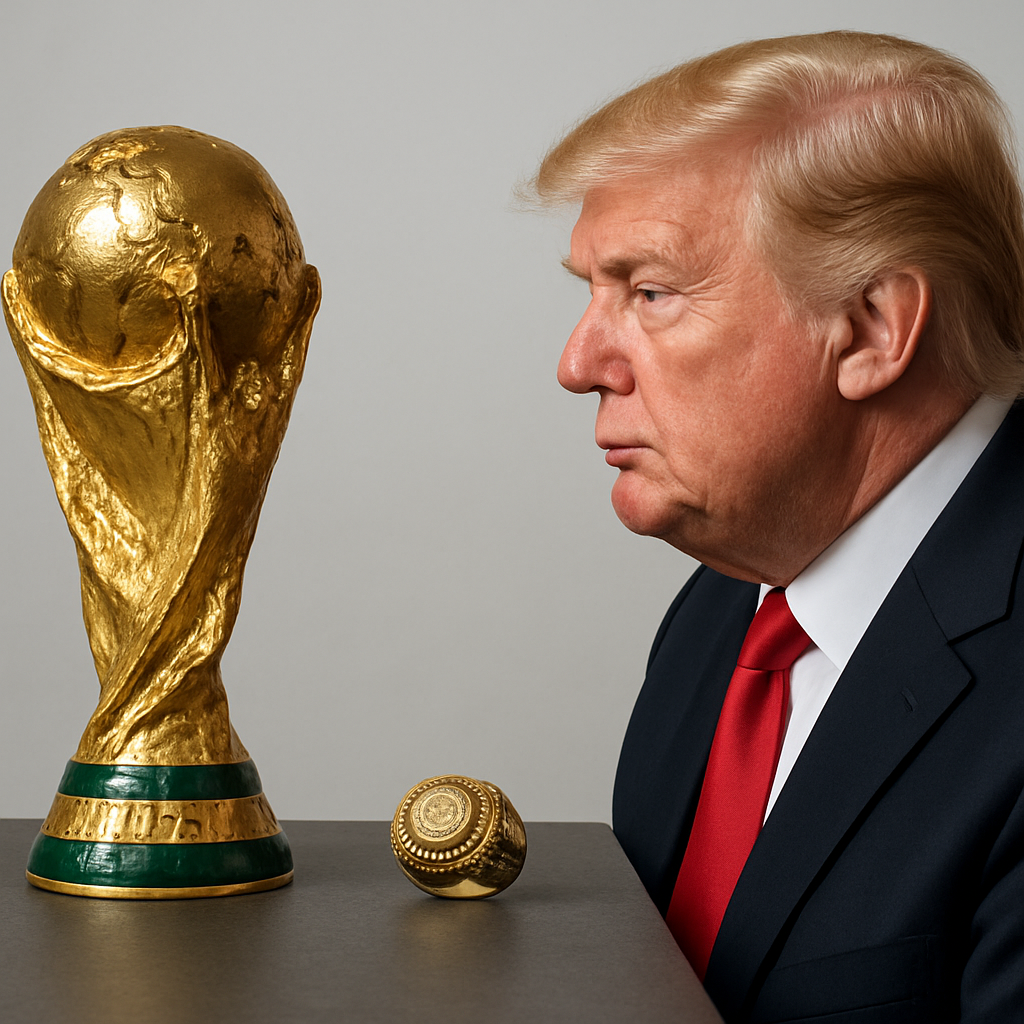 World Cup final to feature rings for winners and Trump's attendance.
