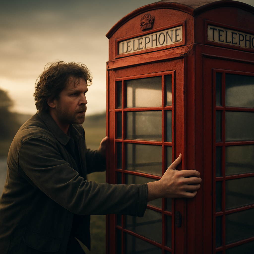Artist William Arnold saved a UK phone box through a 1,700-mile journey.
