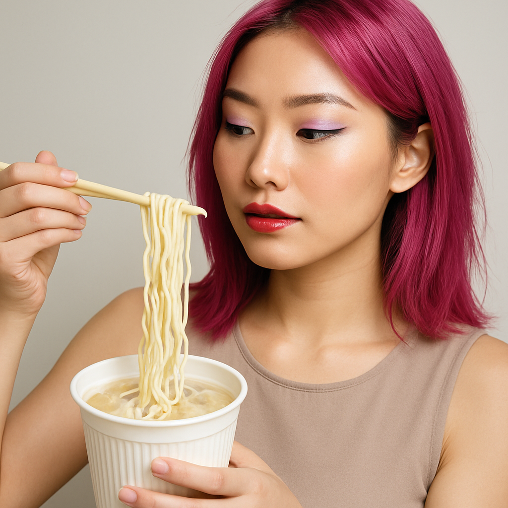 Cold water cup noodles are Japan's latest viral summer snack.