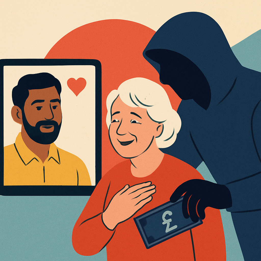 Helen's mother unknowingly sent £140,000 to fraudsters.
