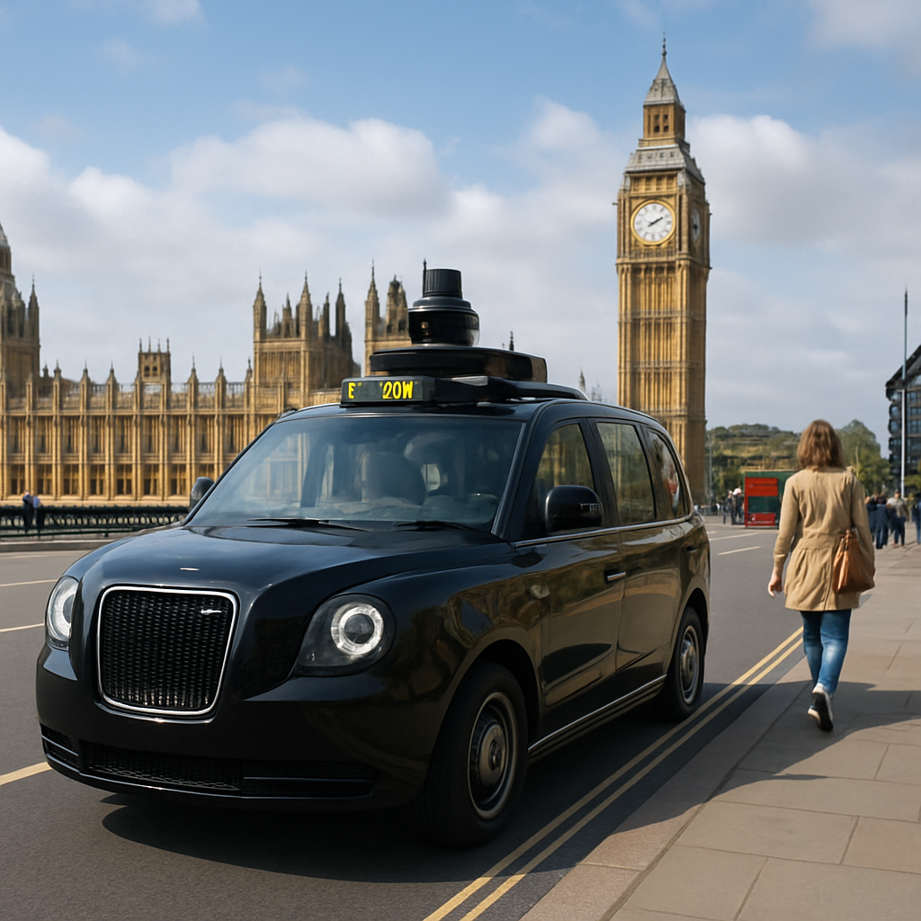 Uber's new self-driving taxis are on London's streets.