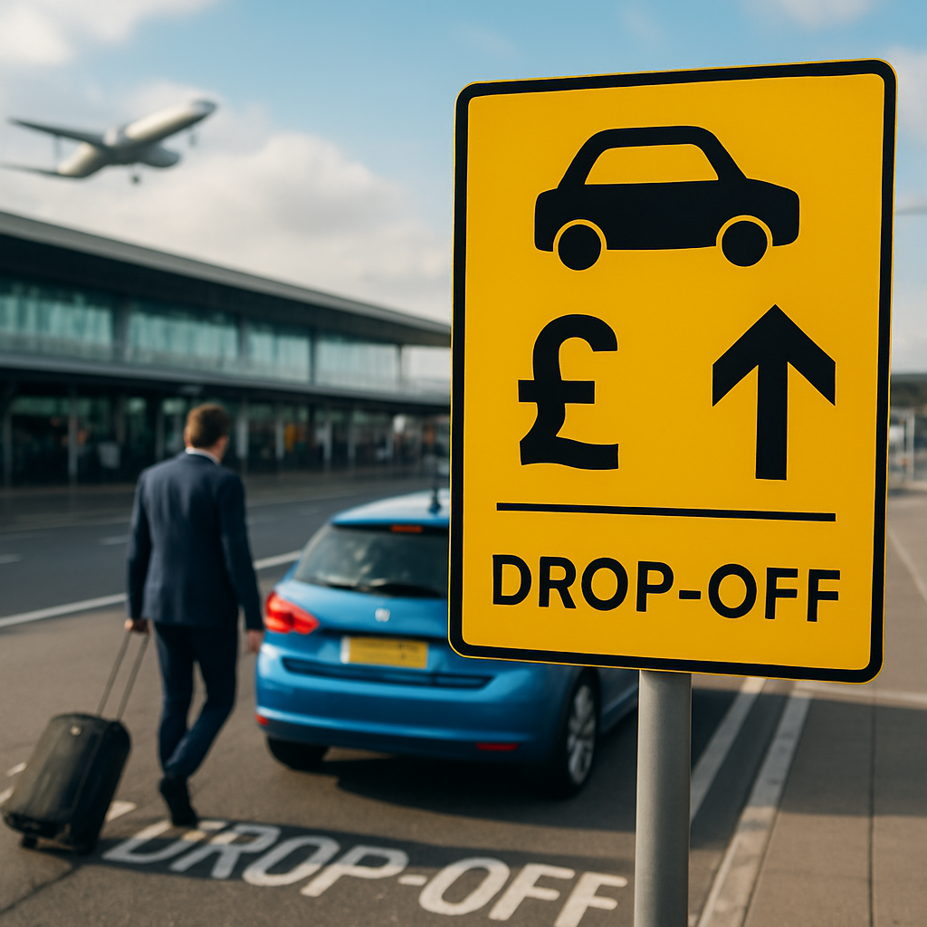 UK airports see significant rise in drop-off fees.