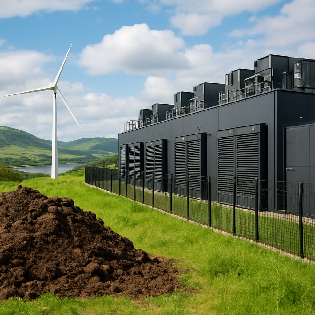Data centers in Scotland spark environmental impact debates.